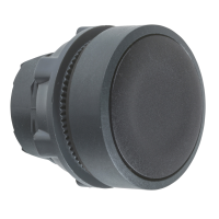 Przycisk płaski Harmony XB5 fi22 czarny samopowrotny okrągły plastikowy (pakowane po 100 sztuk) | ZB5AA2TQ Schneider Electric