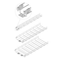 Korytko siatkowe zgrzewane z drutu galwanicznego KSG600H60/3 (3m) | 960280 Baks