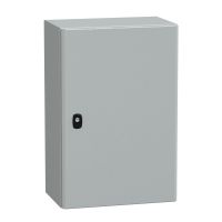 Obudowa wisząca Spacial S3D drzwi gładkie z pł. mont. 600x400x250(WxSxG) IP66 IK10 RAL7035, Special | NSYS3D6425P Schneider Electric