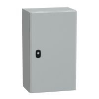 Obudowa wisząca Spacial S3D drzwi gładkie b/pł. mont 500x300x200 (WxSxG) IP66 IK10 RAL7035, Special | NSYS3D5320 Schneider Electric