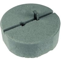 Podstawa betonowa z klinem i podkładką PVC, B55, 17kg, Fi 337mm, do iglic Fi-16mm | 102340 Dehn