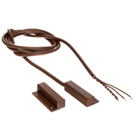 Kontaktron boczny z obwodem sabotażowym (brązowy), S-1 BR | S-1 BR Satel