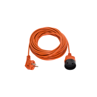 Przedłużacz ogrodowy b/u 2P OMY 2x1 pomarańczowy, przewód 25m | PK-1025 Elgotech