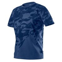 T-shirt roboczy Camo Navy, rozmiar M | 81-603-M TOPEX