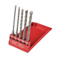 Wiertła do betonu SDS Plus 5-12mm (kpl 5szt) | 60H615 TOPEX