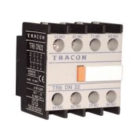 Styk pomocniczy przedni do styczników TR1D/F oraz TR1E 230V, 50Hz, 2A, 2×NC+2×NO | TR6DN22 Tracon