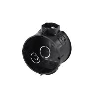 Puszka p/t instalacyjna do łączenia czarna płytka 46mm, FT-81 | 081-15 Viplast