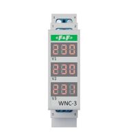 Wskaźnik napięcia modułowy - 3 fazowy LCD | WNC-3 F&F