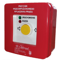 Przycisk przeciwpożarowego wyłącznika prądu PPWP-1s A /4 NC-NO | 904400 Elektromet