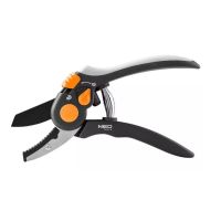 Sekator kowadełkowy 200mm, zakres do 18mm, regulowany rozstaw | 15-203 TOPEX