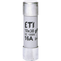 Wkładka topikowa cylindryczna PV CH10x38 gPV 16A/1000V DC | 002625081 Eti