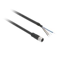 Złącze żeńskie M8 proste 4-pinowe kabel 10m PUR | XZCP0941L10 Schneider Electric