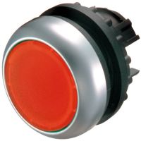 Napęd przycisku podświetlany z samopowrotem płaski, M22-DL-R, czerwony RMQ-Titan | 216925 Eaton