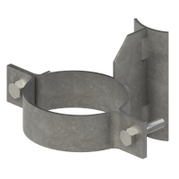 Uchwyt na rurę słup wirowany fi 110 U110W | UM110W ALPAR