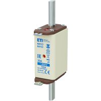 Wkładka bezpiecznikowa (topikowa) NH1C/I 25A gG 400V zwłoczna / Zaczepy izolowane | 004194107 Eti