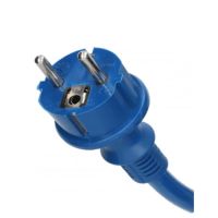 Przewód przyłączeniowy z wtyczką prostą IP44 3x2,5 H07BQ-F 4m niebieski PP-40H/4M/3X2,5/H07BQ-F/NIEB | W-98455 Plastrol