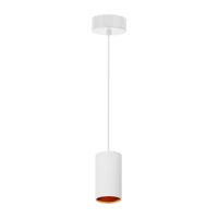 Oprawa CHLOE GU10 X 1 GU10 zwieszana 250V IP20 70x125x1500mm biały złoty okrągła baza okrągła | SLIP005004 Wojnarowscy