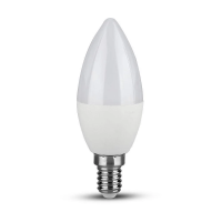 Żarówka LED V-TAC 5.5W E14 świeczka VT-1855 6400K 470lm | 3800157624411 LED EUROPE