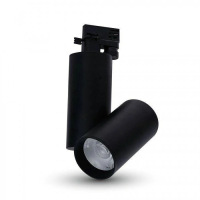 Oprawa LED V-TAC szynoprzewód 3F 15W 24st czarny VT-4615B 6400K 1350lm 5 lat gwarancji | 3800157619905 LED EUROPE