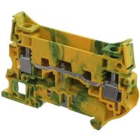 Złącze przelotowe ochronne z zac.śrubowymi 0,5-10mm2 Długie Sz:8mm Żółto-Zielony ZS10-PE-R1 | 1SNK508151R0000 TE Connectivity Solutions