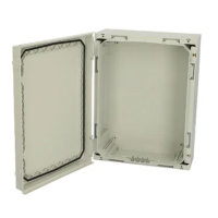 Obudowa 420x320x150, pokrywa szara, zawiasy na dł boku NEO ABS 423215 G | 4812002 Fibox
