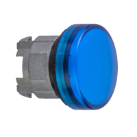 Główka wskaźnika świetlna niebieska Fi-22mm niebieska soczewka zwykła LED, Harmony XB4 | ZB4BV063 Schneider Electric