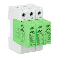 Ogranicznik przepięć do fotowoltaiki klasy B+C 3P 12,5 kA (T1T2-DC) 1200V | 491-31 Viplast