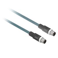 Kabel miedziany Ethernet, Identyfikacja radiowa XG, M12/M12 D kodowany 3m OsiSense XZ | XGSZ12E1203 Telemecanique Sensors
