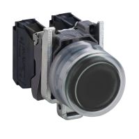 Przycisk czarny Fi 22 1NO | XB4BPCUST01 Schneider Electric