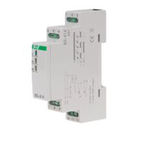 Przekaźnik bistabilny, sekwencyjny, na szynę DIN, z przekaźnikiem inrush 160A/20ms 24V | BIS-414-LED-24V F&F