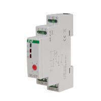 Przekaźnik bistabilny 24V, 4 funkcyjny, DIN, dwa obwody sterowania, z przekaźnikiem inrush 160A/20ms | BIS-419-LED-24V F&F