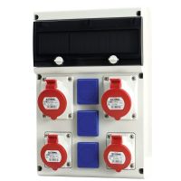 Rozdzielnica n/t 632 2x32A/5 2x16A/5 3x2P+Z | 632.X3311 Scame