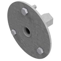 Przyłącze uziemiające, Fi80mm, ocynk ogniowy | AH3203OG AH Hardt