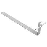 Uchwyt dachówkowy przykręcany do łaty zacisk, L=43cm, ocynk ogniowy | AH0916OG AH Hardt
