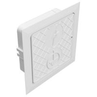 Skrzynka kontrolna ścienna, 150x150x50mm, biały, tworzywo | AH30080B AH Hardt