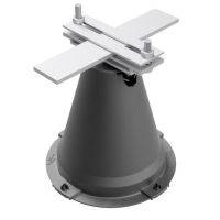 Uchwyt betonowy do bednarki poziom, B do 50 mm, tworzywo/aluminum | AH12264P AH Hardt