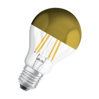 Lampa LED STAR CL A FIL Mirror Gold 37 4W/827 E27 | 4058075435360 Ledvance