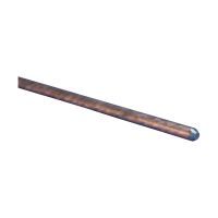 Pręt uziemiający miedziany, spiczasty, 5/8" dia, 2,1m, 254 µm Plating, 2,6 kg | 615870 Erico