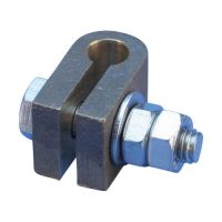 Klamra dzielona do pręta uziemiającego, do połączenia typu pręt-taśma, 19mm | 710450 Erico