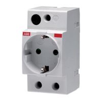 Gniazdo na szynę, niemieckie, 16A 230V, pro M compact, M1175 | 2CSM210000R0721 ABB