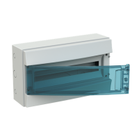 Obudowa Mistral65, 18 modułów, drzwi przezroczyste z listwą N+PE, IP65, AT&U/Mistral | 1SLM006502A1203 ABB