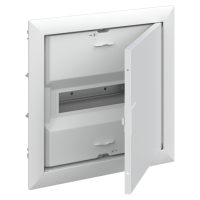 Obudowa p/t IP30 12M z ramką, drzwiami, bez listw N+PE, UK612K | 2CPX031379R9999 ABB