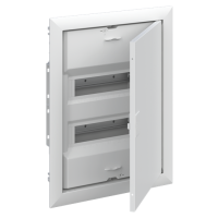 Obudowa 24M z ramką, drzwiami i listwami N+PE quick, UK624N3 | 2CPX031370R9999 ABB