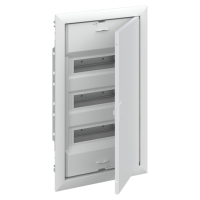 Obudowa p/t IP30 36M z ramką, drzwiami, bez listw N+PE, UK636K | 2CPX031381R9999 ABB