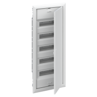 Obudowa p/t IP30 60M z ramką, drzwiami, bez listw N+PE, UK660K | 2CPX031383R9999 ABB