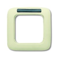 Ramka 1-krotna z oknem i polem opisowym Bush duro kość słoniowa | 2CKA001754A4516 ABB