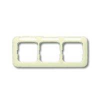Ramka 3-krotna z okienkiem i polem opisowym, kość słoniowa Busch-Duro, 1733 NS-212 | 2CKA001754A3716 ABB