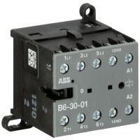 Stycznik miniaturowy AC-3 8,5A 4kW 3P, 220-240V AC, 1NC, B6-30-01-80, zaciski śrubowe | GJL1211001R8010 ABB