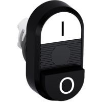 Przycisk podwójny, niepodświetlany I-0 czarne pole MPD17-11B | 1SFA611146R1106 ABB