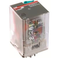 Przekaźnik interfejsowy wtykowy 250V 10A 3C/O (SPDT), 24V DC, CR-U024DC3 | 1SVR405622R1000 ABB